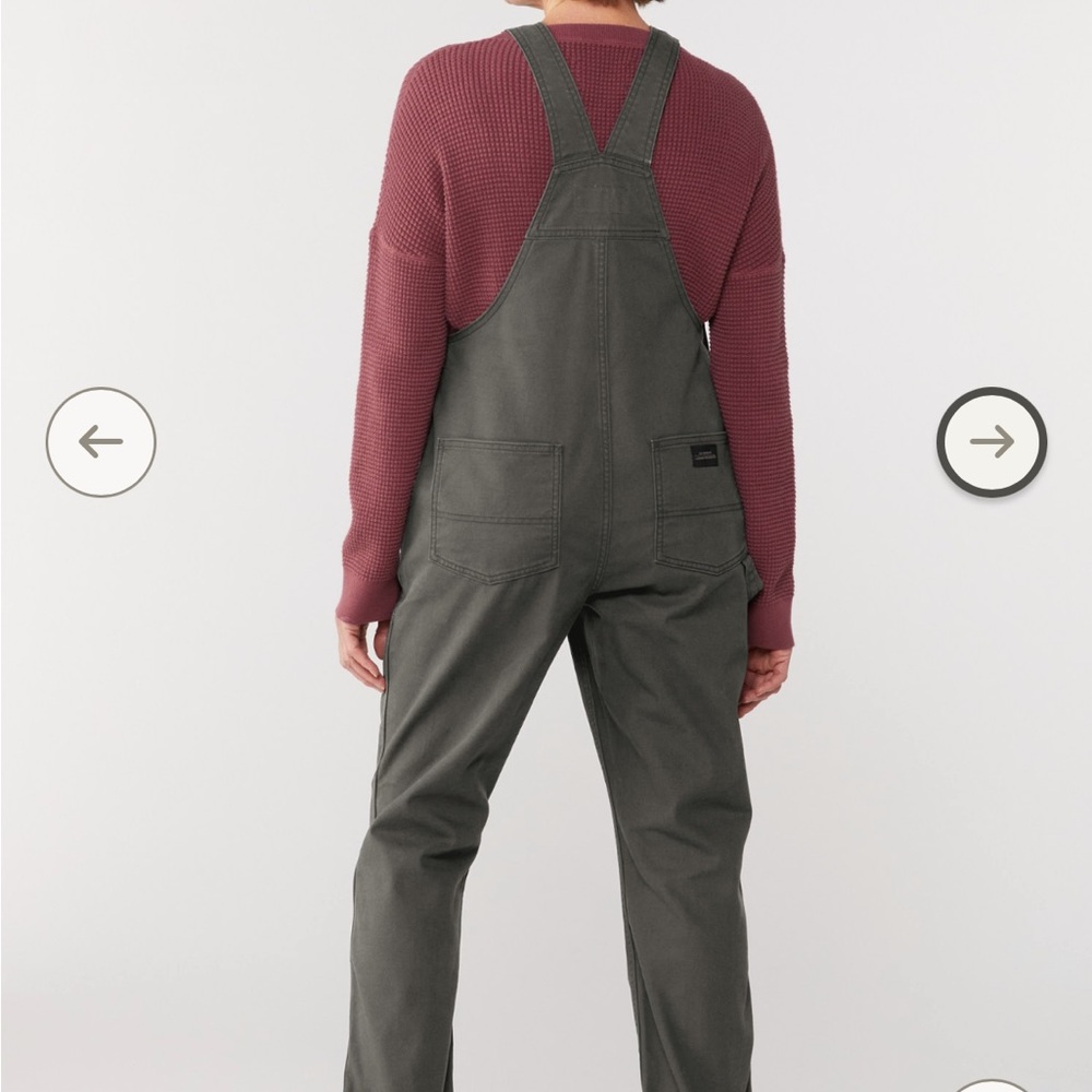 REI Olive Green Women's Jeans Overalls - Picture 12 of 13